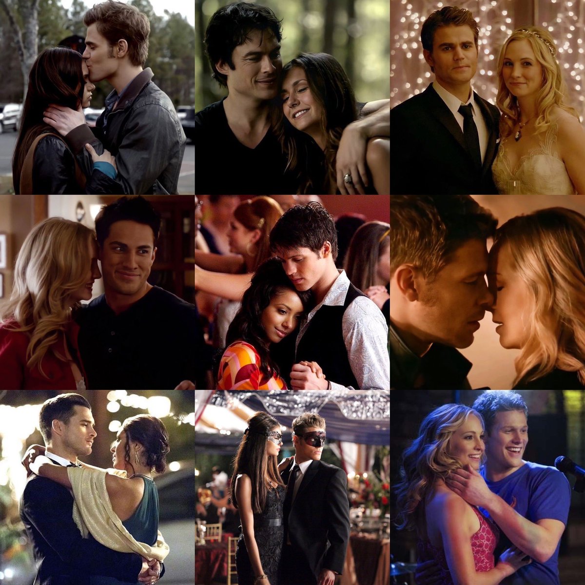 bestoftvdu's tweet photo. remove one the vampire diaries ship each row https://t.co/lWOr2B989B