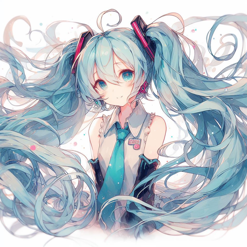 初音ミク 「bingでDALL-E3使えるようになったのでミクさん生成してみた。めちゃくちゃ」|bbbbitのイラスト