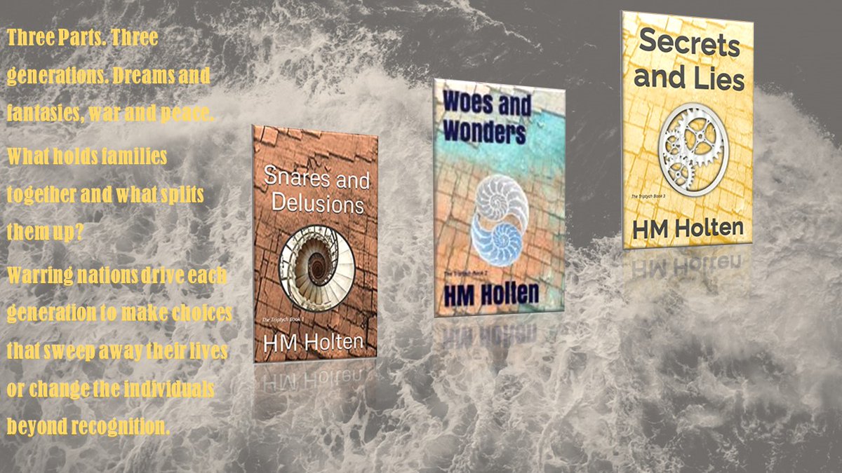 HoltenHm's tweet photo. #WritingCommunity #TheTriptych
Three Parts. Three generations. Dreams and fantasies, war and peace.

https://t.co/UUBmJmXgGo https://t.co/MRoy1he4F2