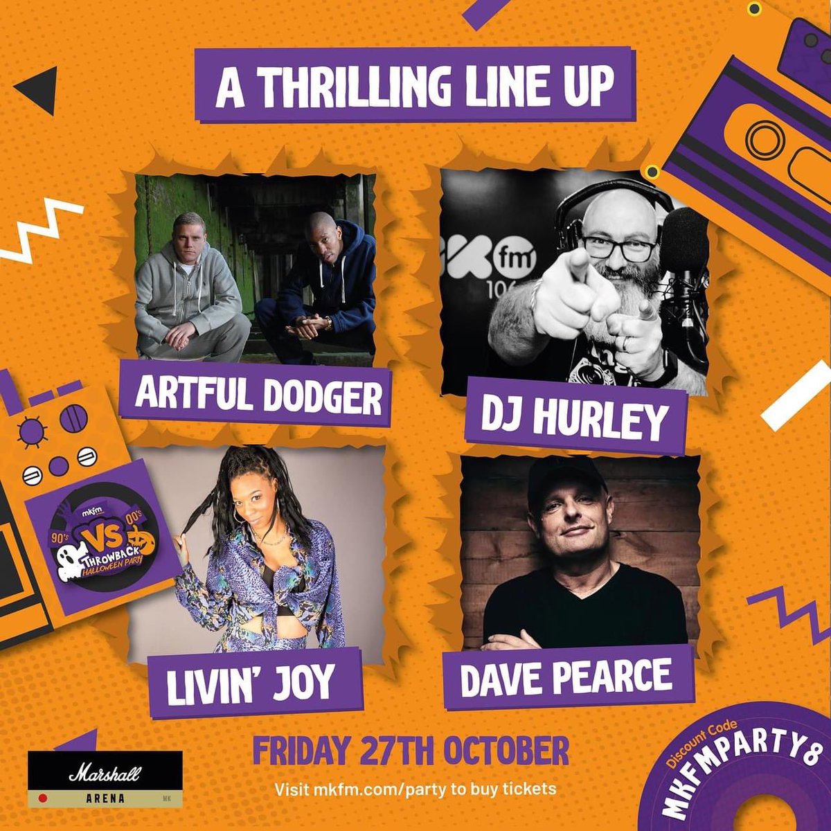 DISCOUNTED TICKETS END MONDAY 

USE CODE MKFMPARTY8

👉🏼 mkfm.com/party