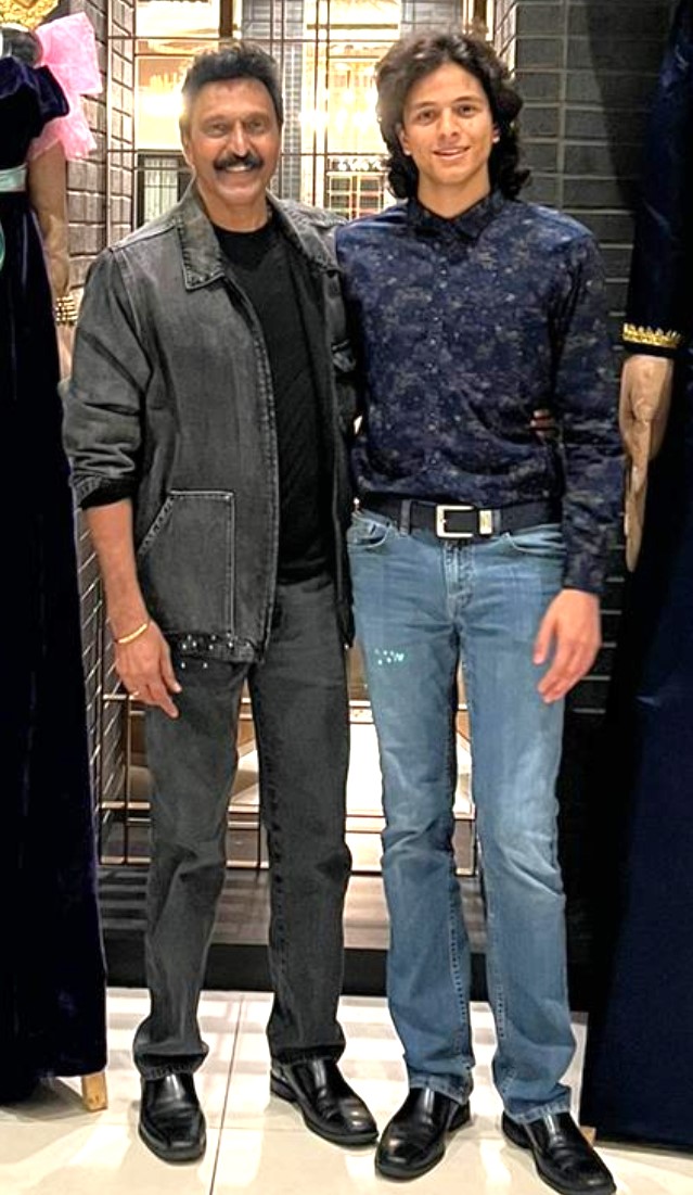 Me and my son Arthur last night at a wedding