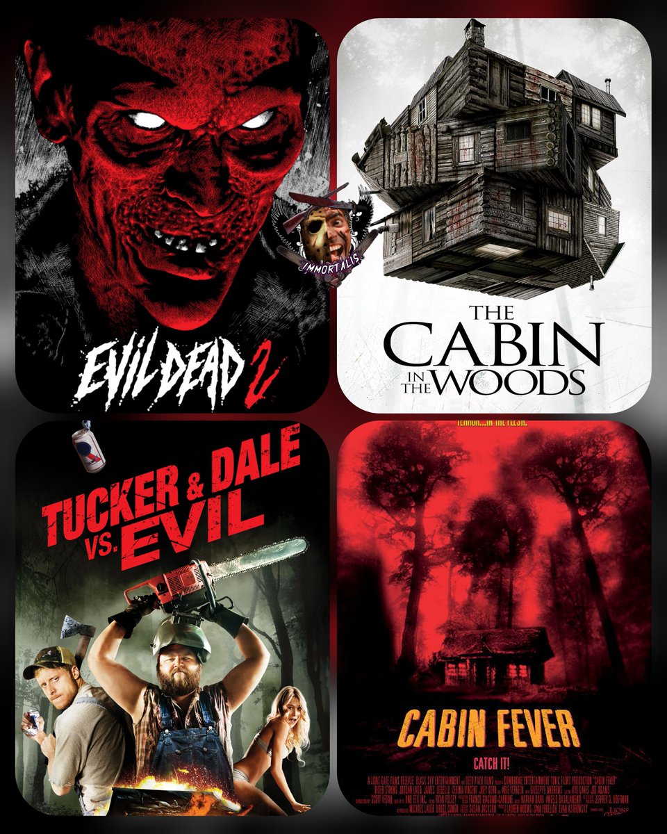 Which is your favourite? Go to a cabin they said.... #Horrorfam #EvilDead
