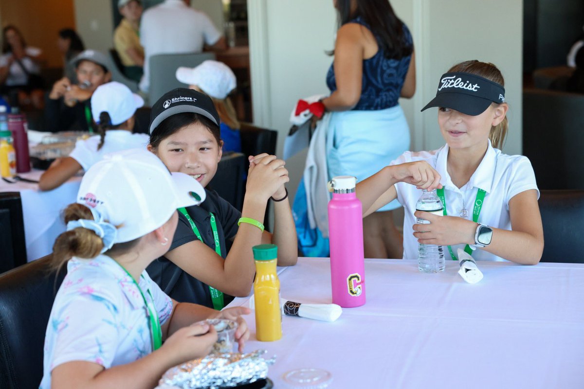 ANNIKA_Fdn's tweet photo. The future of golf starts here! ⛳️ 

We are almost ready to begin our #ShareMyPassion Clinic at @SHighlandsGC. https://t.co/nPzgq9C1Uu