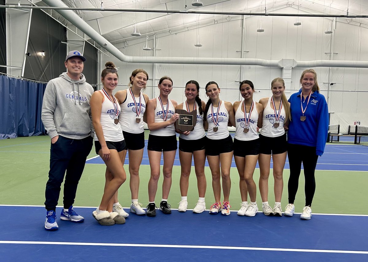 AWGirlsTennis's tweet photo. Back to back 4th place finishes in the OTCA team tourney! This team lost 4 of 7 starters from last year and rose to the occasion time after time.  With no seniors in the starting lineup and a group that is all in during the off season, the best is yet to come! https://t.co/X2Eh8SLvMo