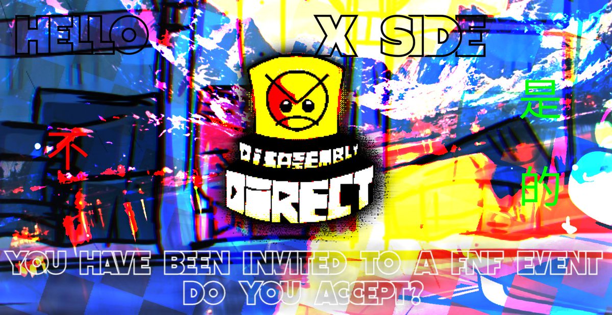 xside_funkin's tweet photo. We are happy to announce that we are in another FNF live

More specifically, in @/diss_direct

#FNF #fnfmod https://t.co/XEz9xRqZSL