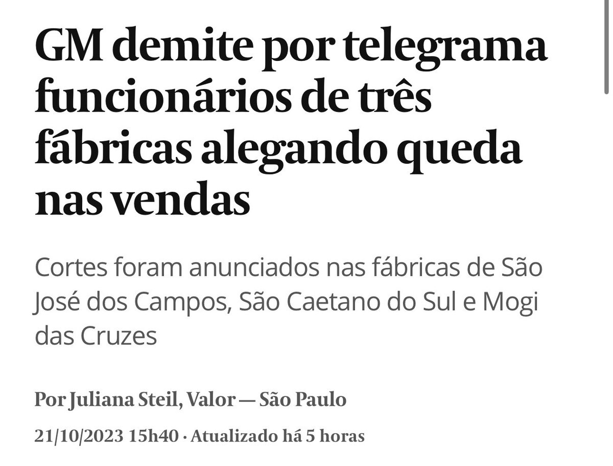 "Isso é bom, pois mostra que o mercado de telegramas está aquecido" 

- Miriam Leitão, amanhã