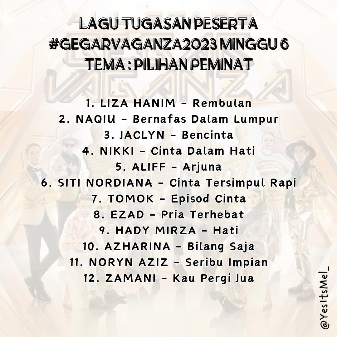 ItsMelHere__'s tweet photo. Lagu tugasan #gegarvaganza2023 minggu depan https://t.co/7g3Ozv2DKT