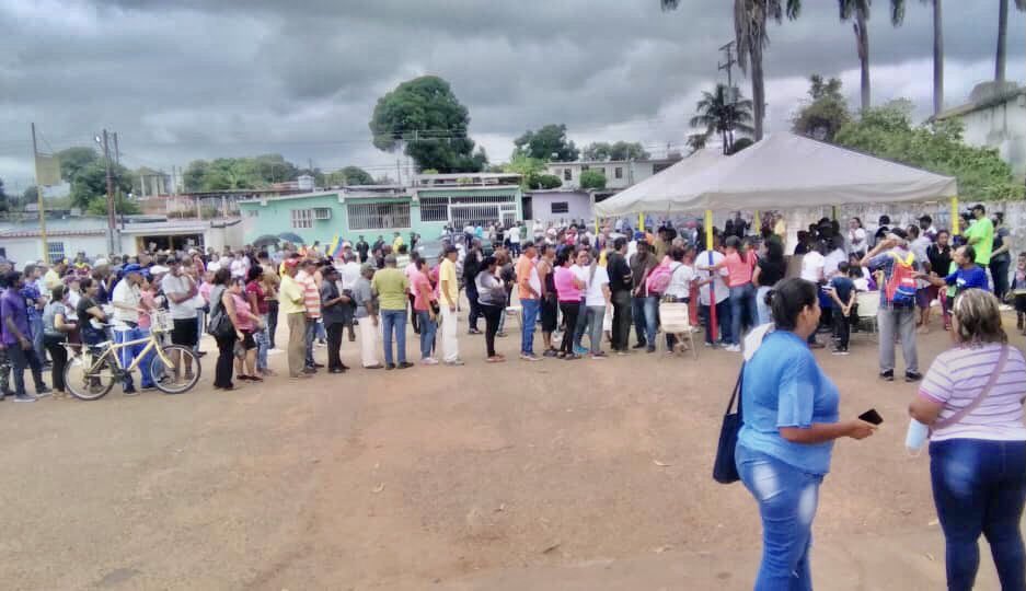 Centro de votación en el estado Bolívar. Muy cerca del jardín de infancia de Los Coquitos.