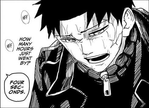 rillxyx's tweet image. Mans almost got bodied😭😭😭. #カグラバチ #Kagurabachi #4seconds