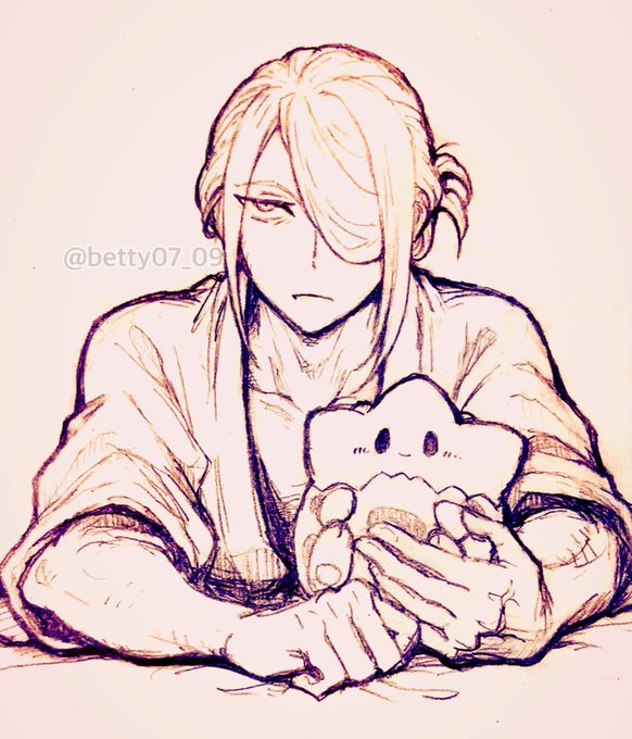 早朝の仕事のため起きようとした瞬間にツイリさんエシモさんあたりにたたき起こされて寝起き悪いウォさんと慣れてるトゲちゃん 