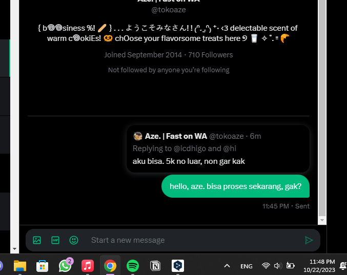 icdhigo's tweet photo. @tokoaze @hi i already dm you, kok. gak masuk, ya? https://t.co/NxuN2Tc4dT