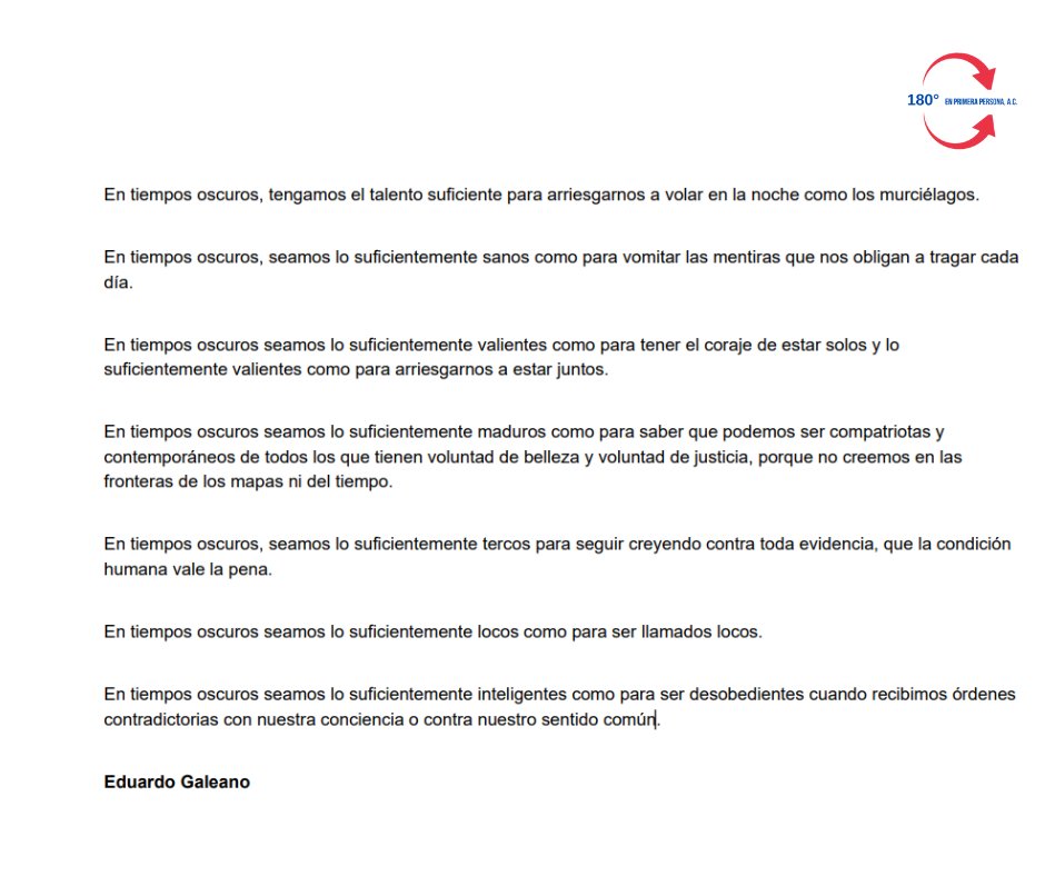 'En tiempos oscuros, seamos lo suficientemente tercos para seguir creyendo contra toda evidencia, que la condición humana vale la pena. 
En tiempos oscuros seamos lo suficientemente locos como para ser llamados Locos'
#PJFsedefiende #PJF #PJFUnido 
@UNIndepJudges @ExRelator_ONU