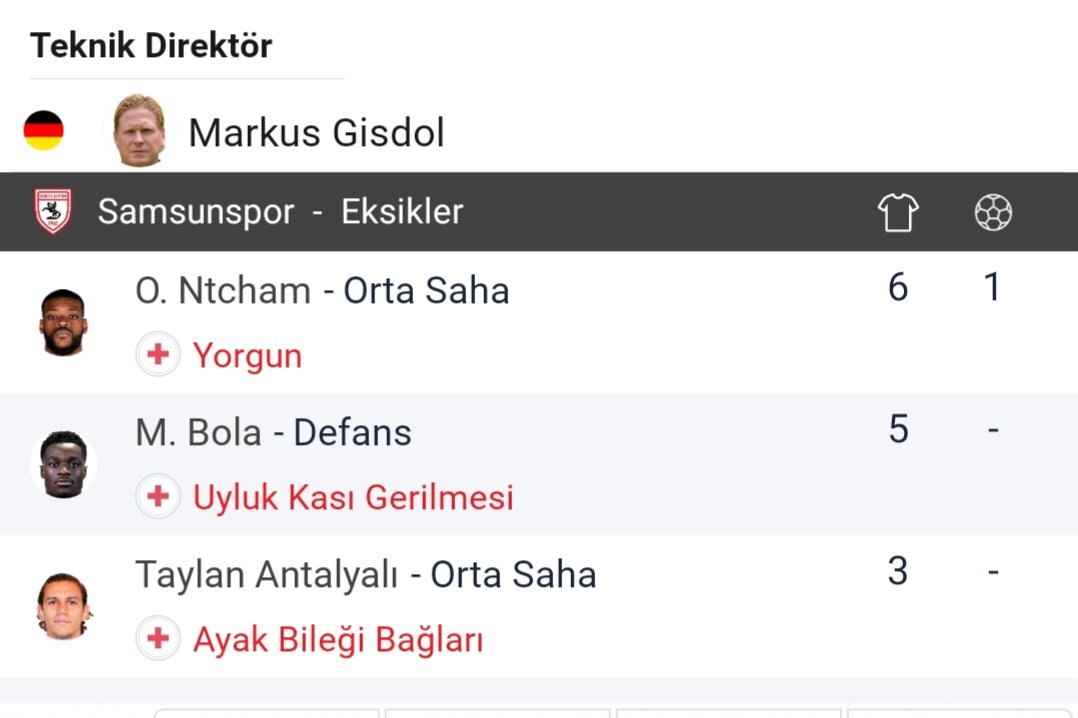 efthbcr's tweet photo. La bu Ntcham naptı da yorgun?
Harmanda balye mi çekti yoksa fındık çuvalı mı taşıdı? Top oynamak değil mi adamın işi? @Samsunspor https://t.co/su08Exyvg2