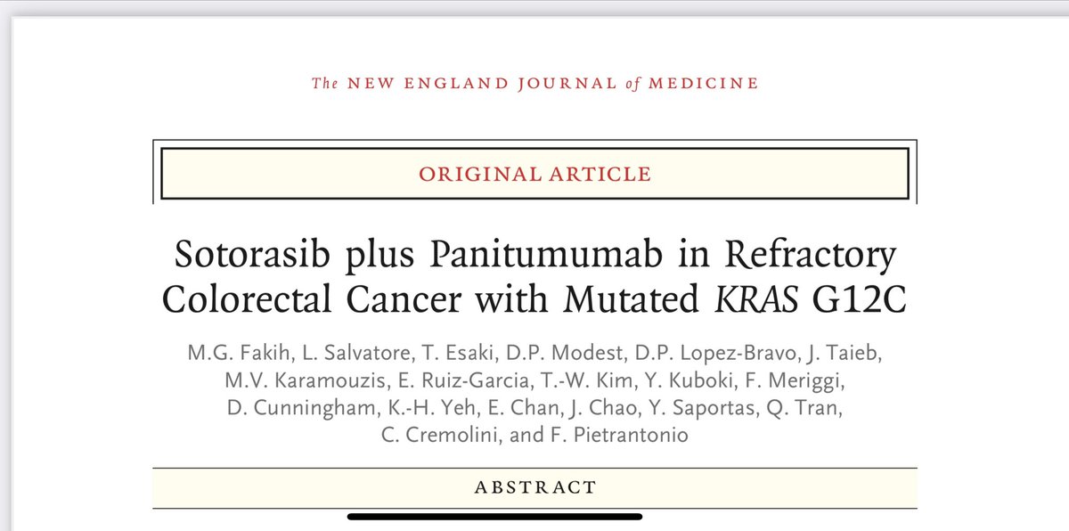 Lorenza Rimassa (@lorenzarimassa) on Twitter photo <a href="/FilippoPietran4/">Filippo Pietrantonio</a> presenting at #ESMO23 CodeBreaK 300 phase 3 study of sotorasib plus panitumumab versus standard care in patients with chemorefractory KRAS-mutated #CRC <a href="/ChiaraCrem1/">Chiara Cremolini</a> <a href="/LisaSalvy/">Lisa Salvatore</a> <a href="/myESMO/">ESMO - Eur. Oncology</a> <a href="/NEJM/">NEJM</a> <a href="/FilippoPietran4/">Filippo Pietrantonio</a> presenting at #ESMO23 CodeBreaK 300 phase 3 study of sotorasib plus panitumumab versus standard care in patients with chemorefractory KRAS-mutated #CRC <a href="/ChiaraCrem1/">Chiara Cremolini</a> <a href="/LisaSalvy/">Lisa Salvatore</a> <a href="/myESMO/">ESMO - Eur. Oncology</a> <a href="/NEJM/">NEJM</a>