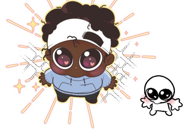 dark skin very dark skin heart chibi dark-skinned male animification 1boy  illustration images