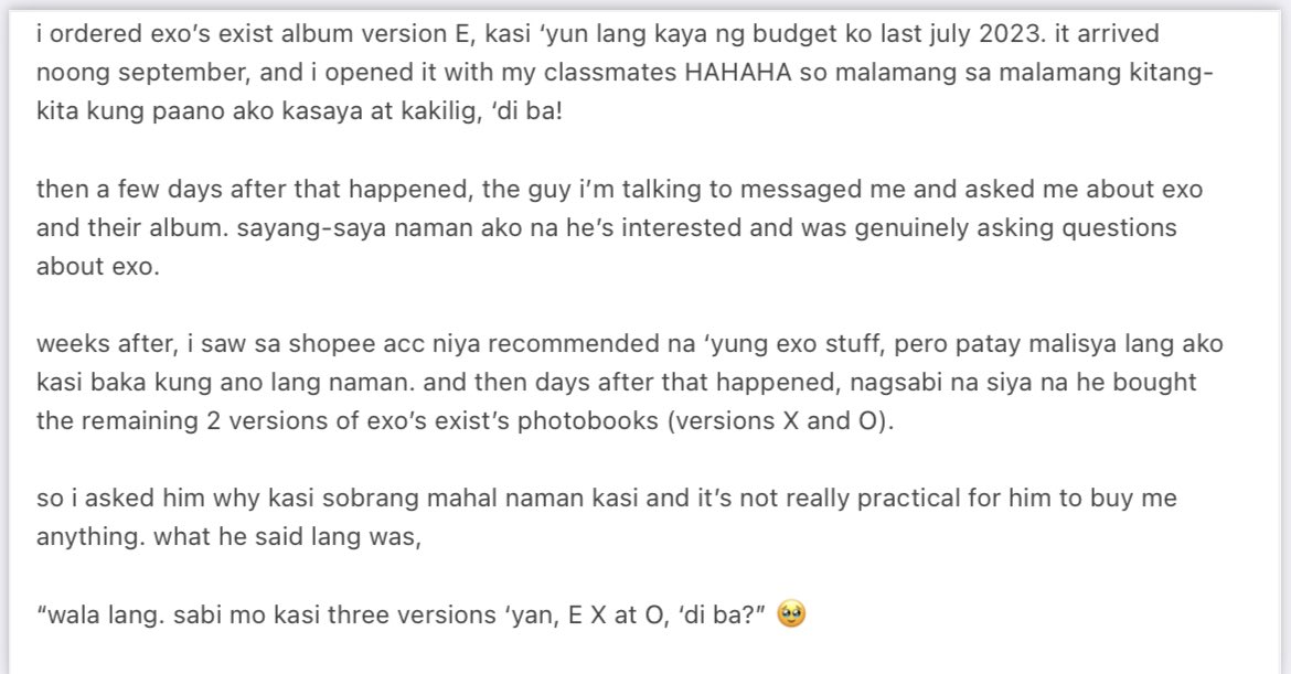 sekaist_'s tweet photo. bumalik lang me here saglit to tell the story on how i completed the three photobook sets of EXO’s EXIST album 🥹

sooooo happy with our pulls!! halatang uwing-uwi si juncotton at chennie sa’kin HAHA!! ‘yun lang, i hope everyone is doing well mwa <3

- all the love, eve. https://t.co/wdkUZT6STU