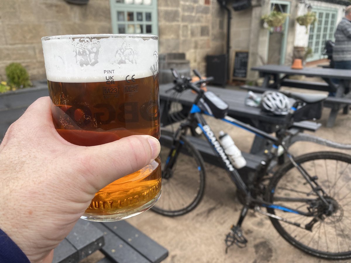 AltonSteven's tweet photo. Todays very wet & muddy @Pedallingforpub training ride is dedicated to my friends & brewers of some of my favourite beers @cmbcuk for supporting both my 2024 challenges for @apavementaway & @LTCharity ๐๐๐บ #BeerPower @BIIandBIIAB https://t.co/EMt1WQmKnR