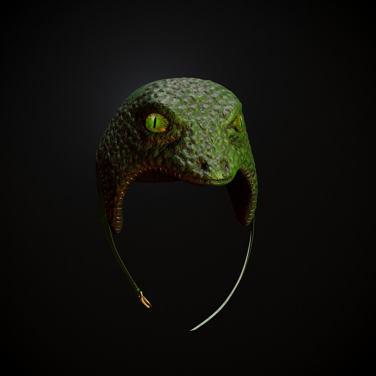 aunsbaig2's tweet photo. Crocodile Cap
#3d #3DPrinting #blender #zbrush #substancepainter 
#Texturing #Rendering #crocodile #cap #Fantasy https://t.co/zInjV2YD8k
