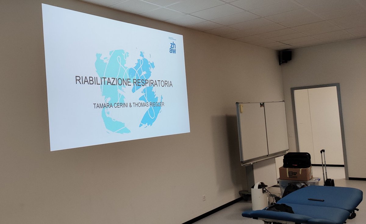 Had a great time giving a postgraduate course on 'riabilitazione respiratoria' with @TamaraCerini to a group of very interested and smart physios at @supsi_ch! #pulmonaryrehabilitation #respiratoryphysiotherapy