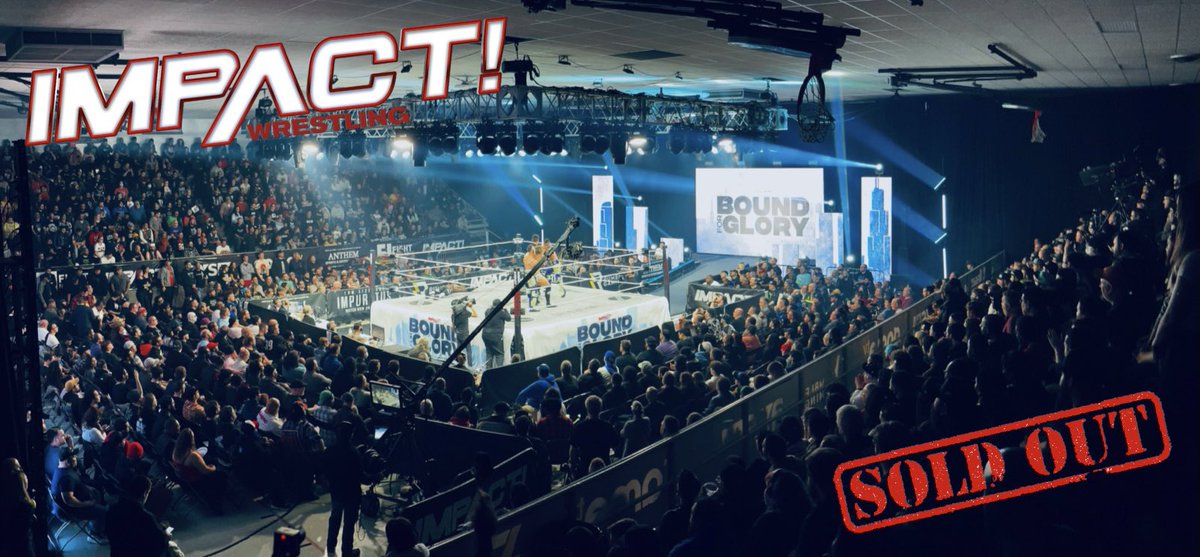 #IMPACTWrestling #BoundForGlory
#SoldOut

#TNA
WE’RE BACK!
