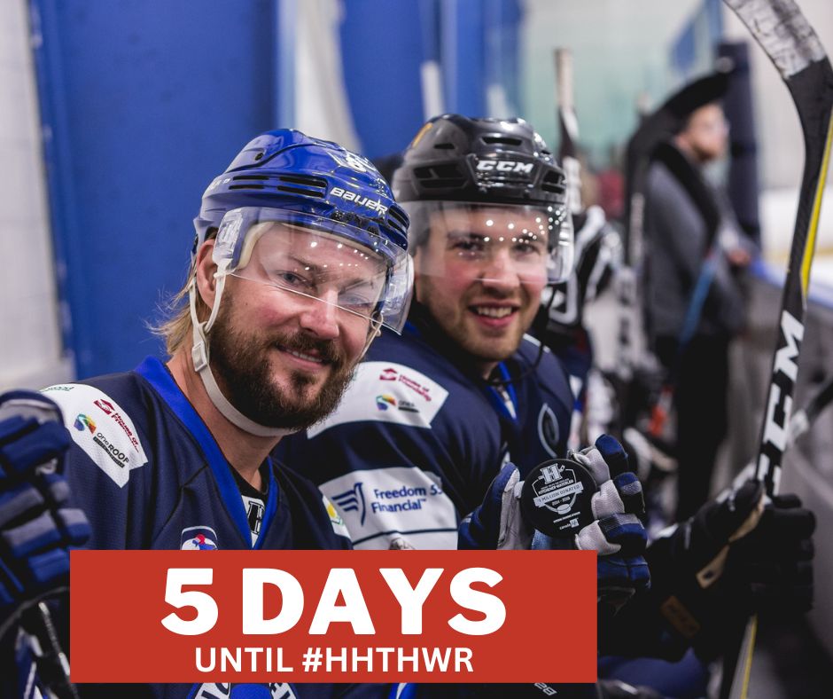 5 DAYS TO GO! Our 10th anniversary tournament is upon us this week. There is still time for you to get involved. Donate here: wr.hhth.com

Friday October 27th 8:00am to 4:30pm at RIM Park in Waterloo.

#kwawesome #wrawesome #WaterlooRegion #HHTHWR #ThisGameMatters