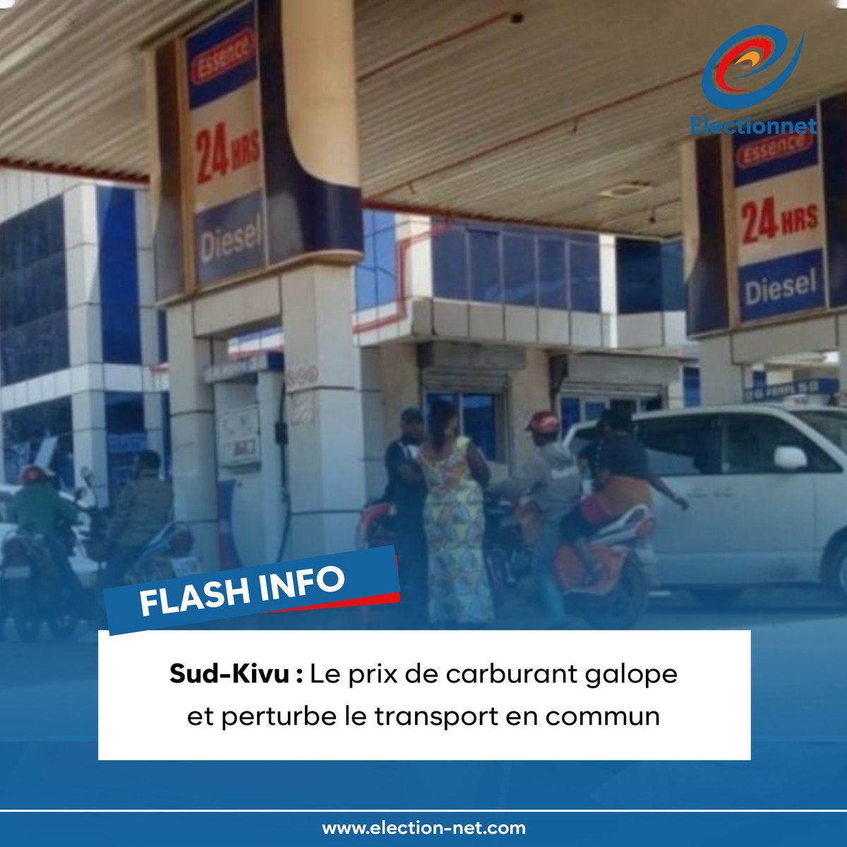 ElectionNet's tweet image. #Electionnet #Carburant #SudKivu

election-net.com/article/sud-ki…