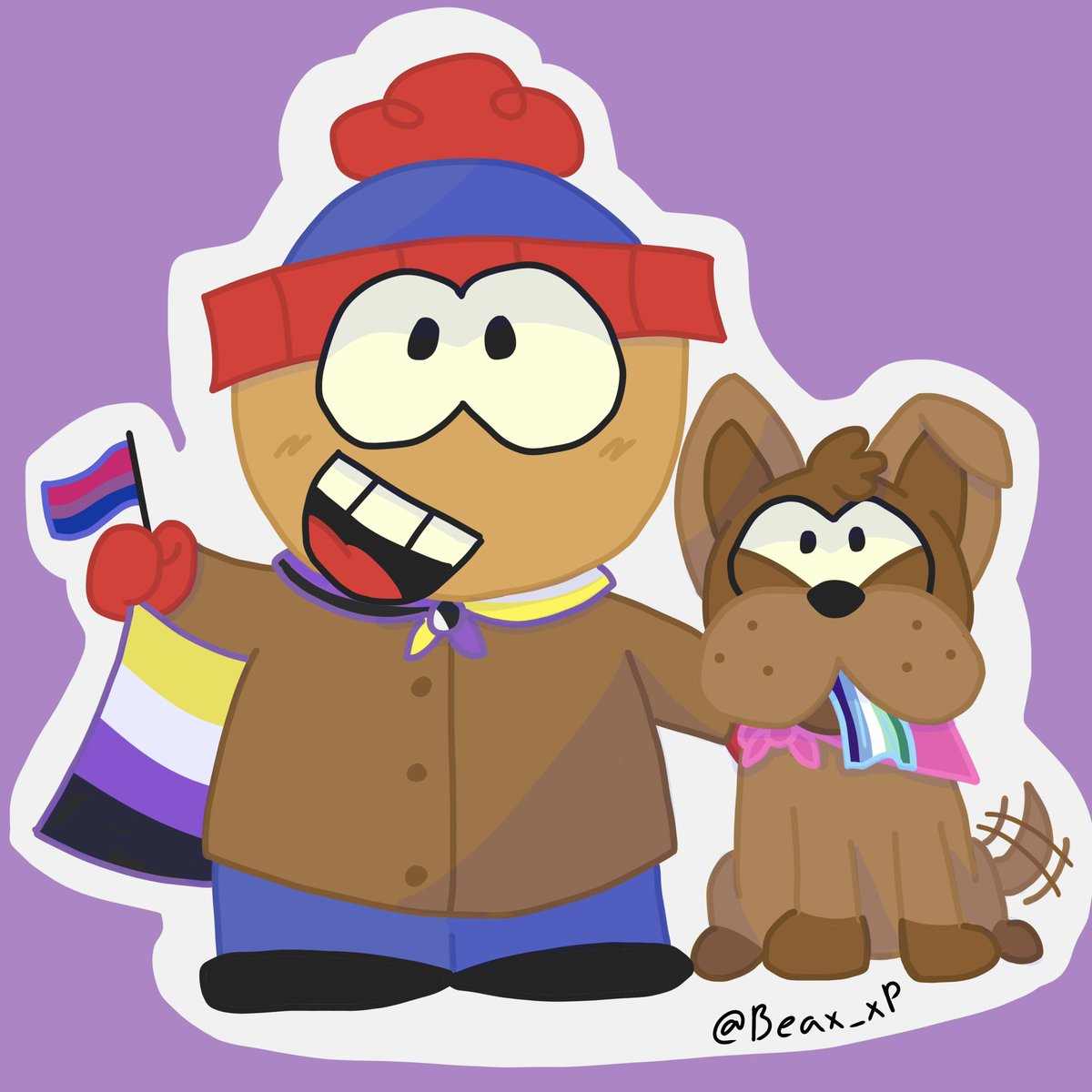 Day 4 of #StanMarshWeek2023 :D

Prompt: Sparky! 
. 
. 
. 
#stanmarsh #spstan #spsparky #sparky #SouthPark