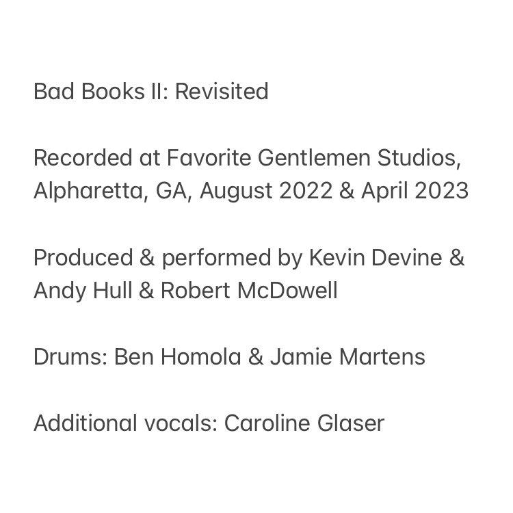 Bad Books tweet media