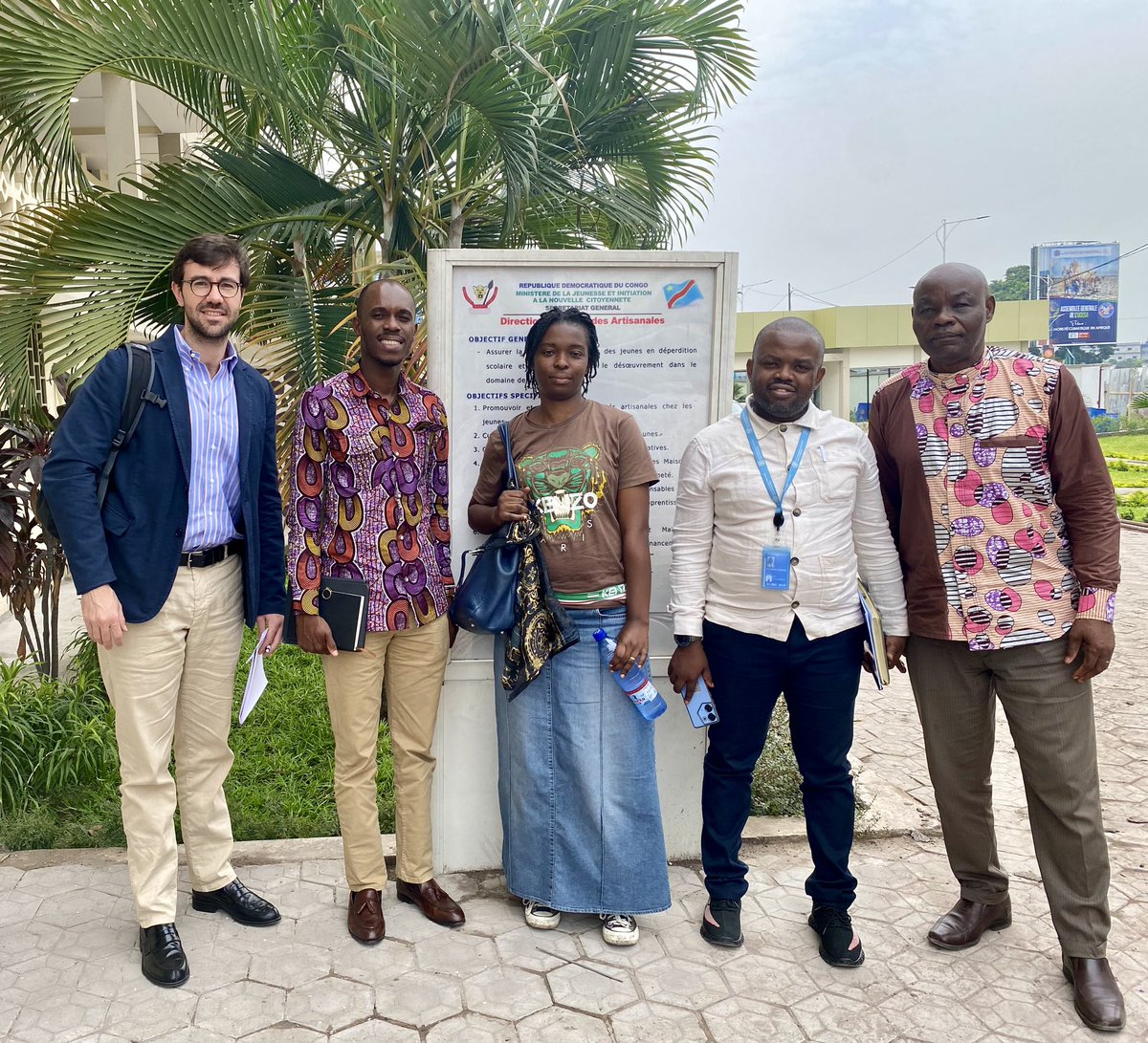 #OYA's trip to #DRC 🇨🇩 was a milestone! Teaming up with our partners, we're setting the stage for transformative trainings. 

Our goal? Equip young agripreneurs with essential tools for #agribusiness excellence. 👩🏿‍🌾⭐️
<a href="/FAOAfrica/">FAO in Africa</a> <a href="/FAORDCongo/">FAO en République démocratique du Congo</a> <a href="/UNIDO/">UNIDO</a> <a href="/minagri_rdc/">Ministère de l'Agriculture et Sécurité Alimentaire</a> @JeunesseCN_RDC