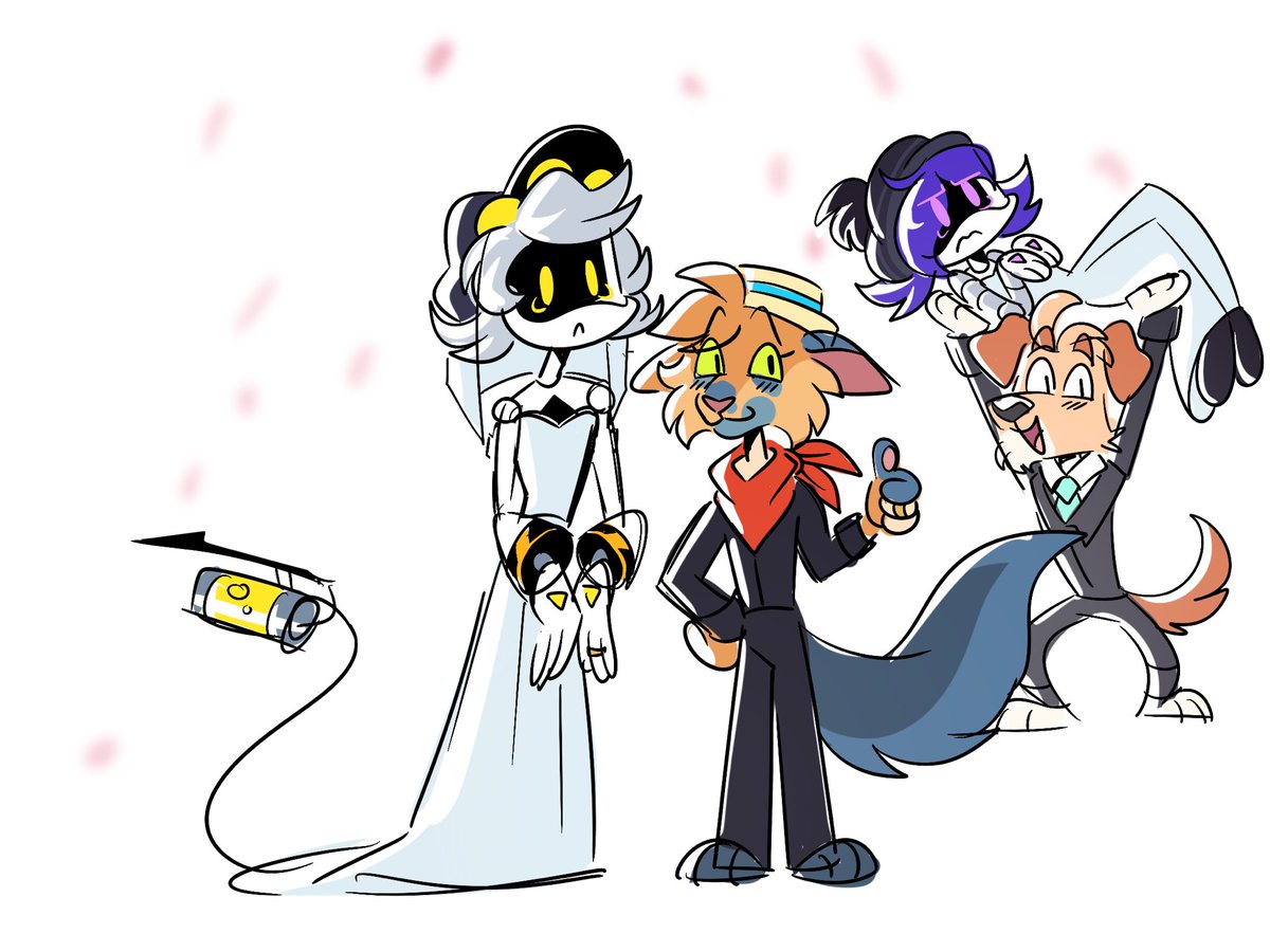 PeppySalter's tweet photo. local furries crash nuzi wedding https://t.co/Hwbk6yqzEY