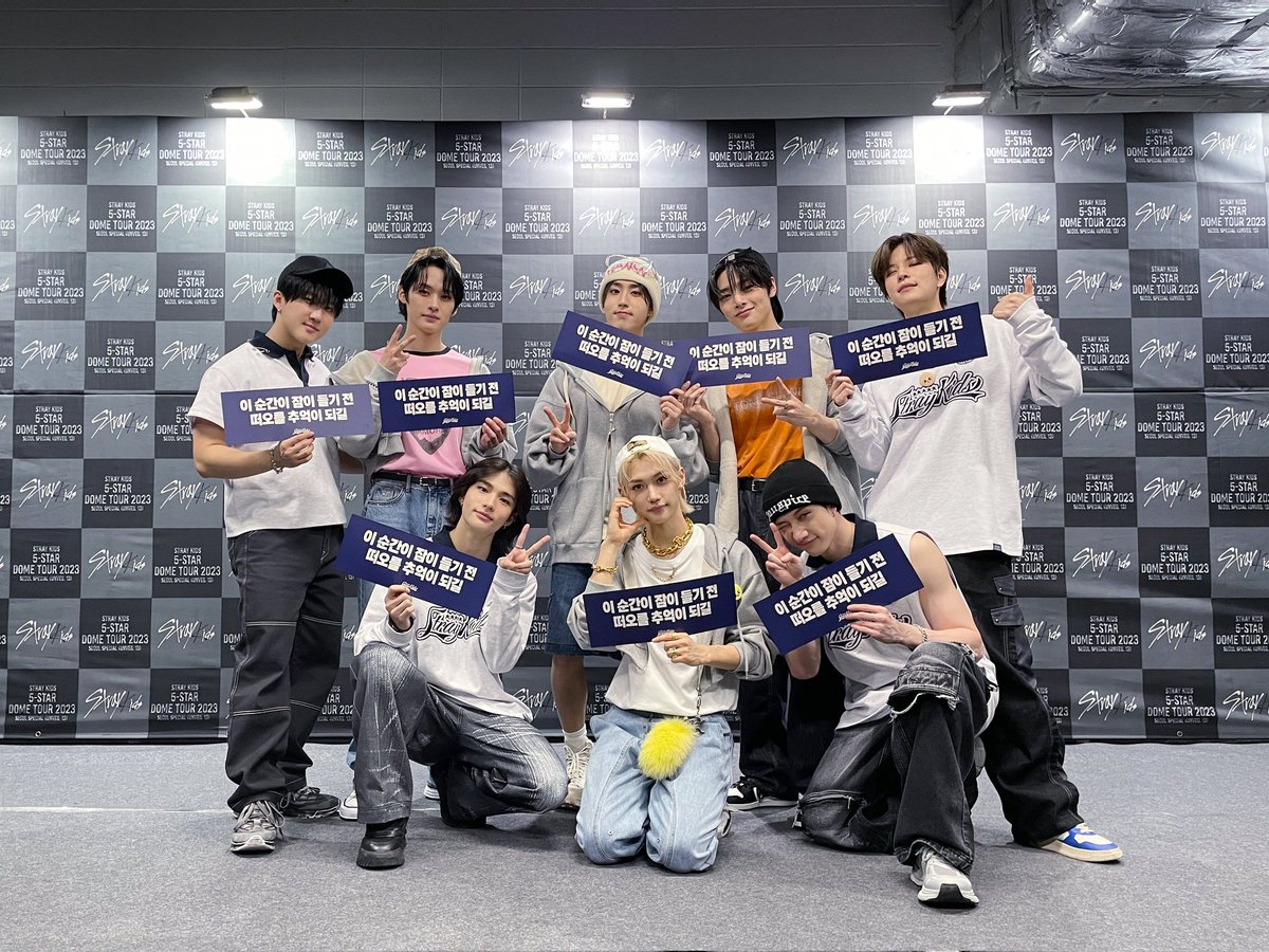 chrstpherbang's tweet photo. 5-STAR Dome Tour 2023 Seoul Special (UNVEIL 13) DAY2
고척돔을 뜨겁게 달구었던 스테이, 별 다섯 개 💥💥💥💥💥
스트레이 키즈와 함께 소중한 기억을 만들어주셔서 감사합니다 
안전하게 조심히 들어가세요 ❤

Thank you STAY for such an amazing night ❤ 
･ﾟ*✧･ﾟYOU MAKE STRAY KIDS STAY https://t.co/E9Vepk5Y9p