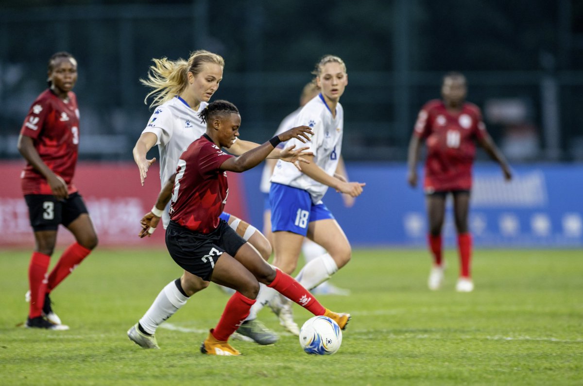 Chinese women team impresses at @FISU University World Cup Football in Jinjiang, China. READ FULL REPORT: bit.ly/492cBKQ Results of the day (Women tournament): Beijing Normal University (CHN)-Goethe University of Frankfurt (GER) 11-1 (5-0) University of Kindia…