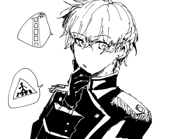 急に描きたくなって突貫工事 落書きなのでタグなしで……(FA)