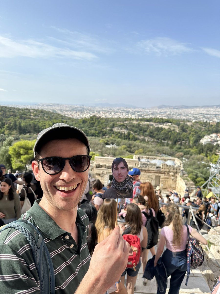 Having fun at the Acropolis! 🎭🏛️🏺(ft. simon reeve) #acropabliss