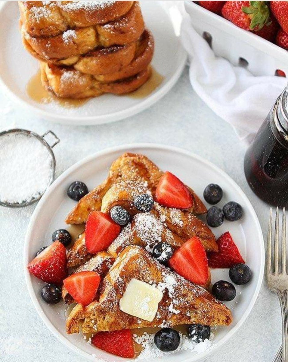 Sundays Should Be So Fine 
Hope You're Enjoying Your Day 
Weekend Perfection Achieved 😊
twopeasandtheirpod.com/french-toast/
#sunday #weekendbreakfast #frenchtoast #enjoythemoment #weekend #sundaybrunch