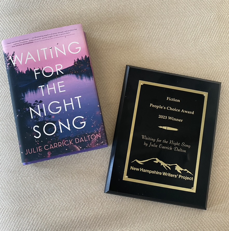 So this happened last night! Thank you to the @nhwritersproj for honoring my debut novel #WaitingForTheNightSong. The awards ceremony was so much fun. What a joy to be surrounded by readers and writers from the great state of #NewHampshire! @TallPoppyWriter @ForgeReads