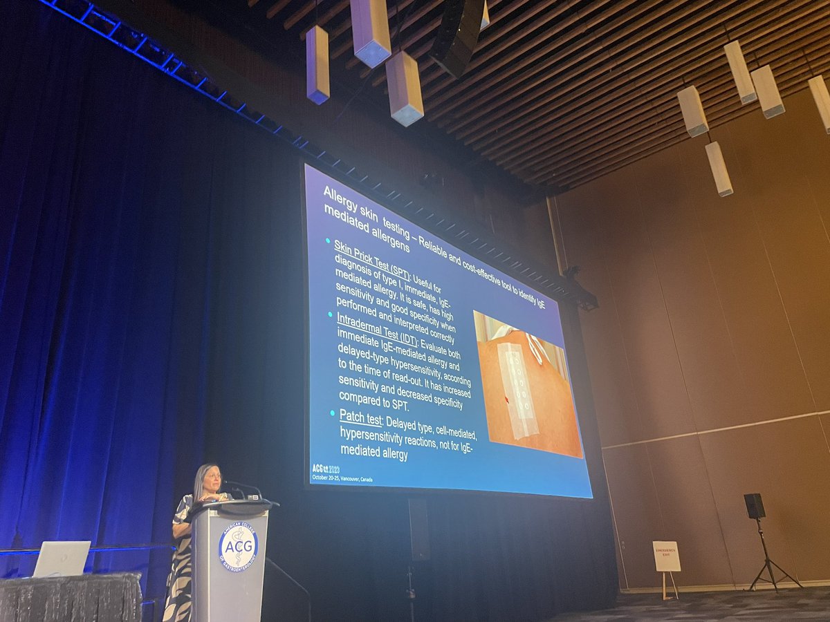 BMoshiree's tweet photo. @MVazquezRoqueMD did an amazing talk on all EGIDs -none EoE too and EoE dx and trt at our @AmCollegeGastro postgraduate course and discussed Skin Patch Testing as not helpful as EoE is not an IgE disease! 🔥 https://t.co/6FrlrgofYI