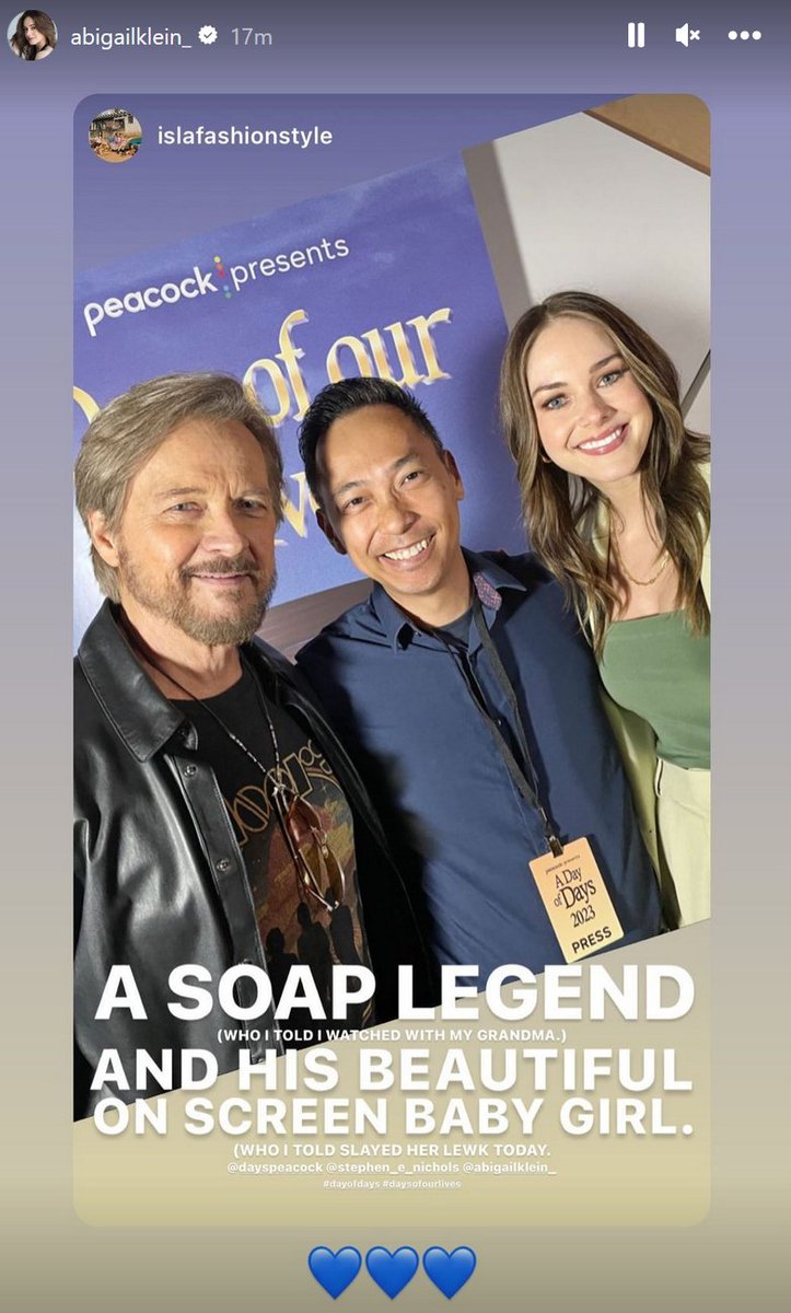 SteveKaylaGroup's tweet image. #DayofDays2023 A few more of Stephen and Abigail ❤️

Via: Abigail's Instagram

#Stayla #Johnsonfamily #Days