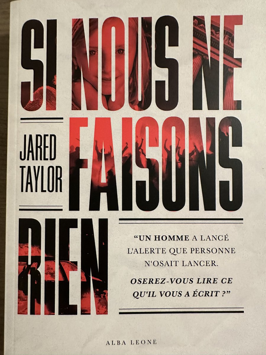 ✍️ Livre : Si nous ne faisons rien, Jared Taylor, Alba Leone, 335 pages, 19€

Né en 1951, Jared Taylor est l’un des grands penseurs conservateurs américains. Sa pensée est axée sur l’identité blanche, ce qui pourra quelque peu désarçonner en France, mais dans les pays