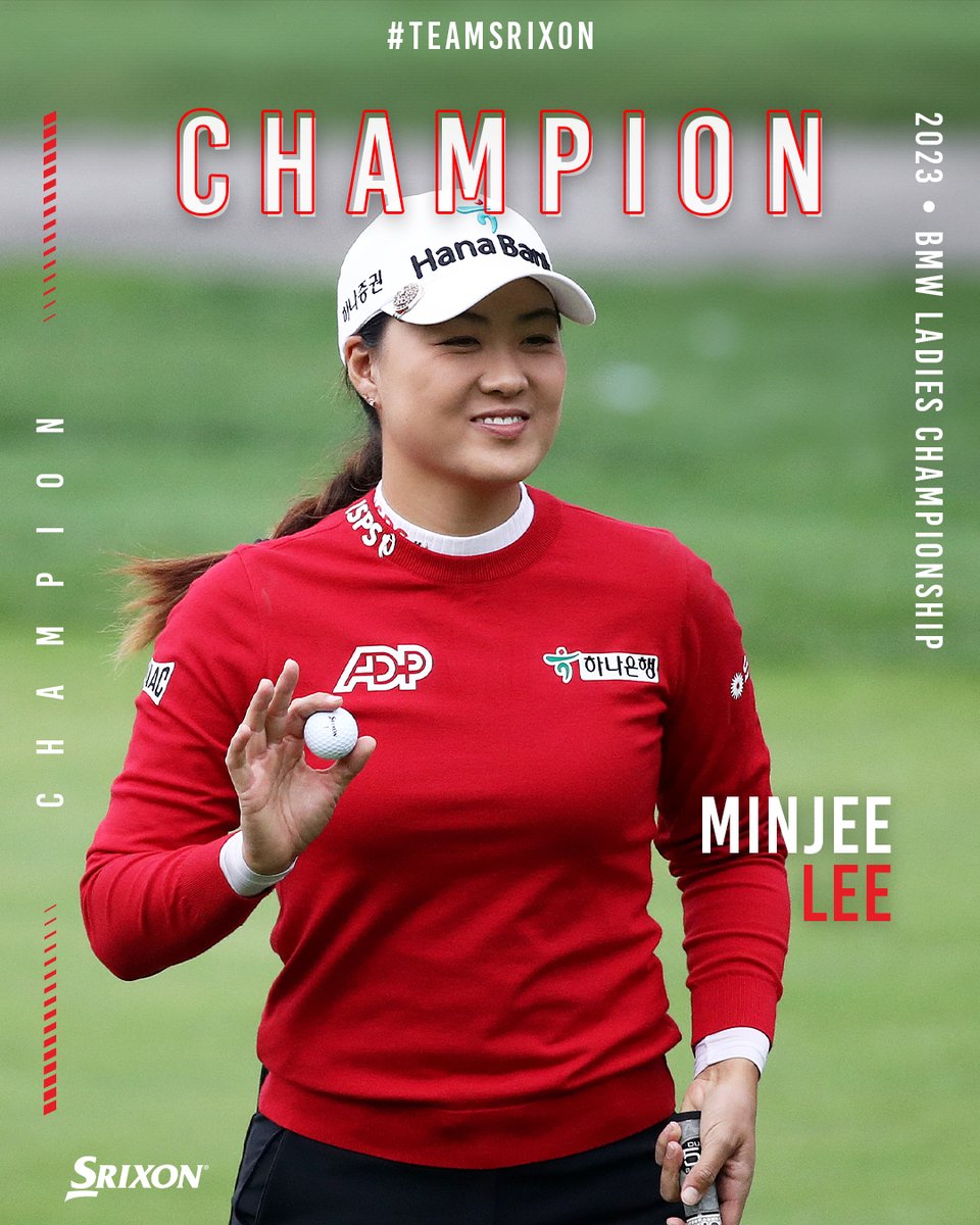 A playoff victory for Minjee Lee at the 2023 BMW Ladies Championship! Making it her 10th LPGA career win! 🏆 Congratulations @minjeegolf ! #TeamSrixon