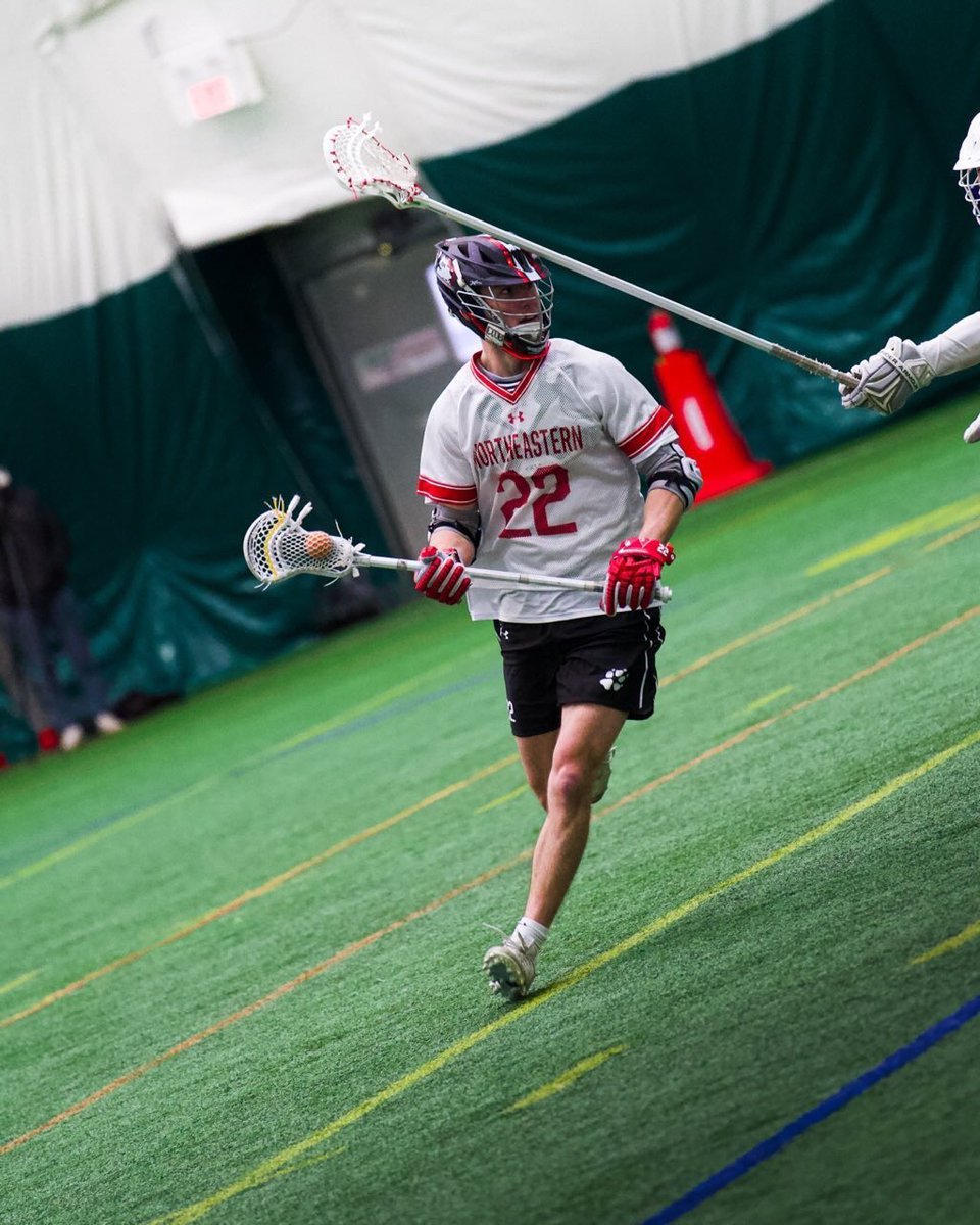 VarsityLacrosse's tweet image. Our newest NIL athlete is All-CLC midfielder for Northeastern, Dan DeLaus. Get his custom NIL gear in our store through the link in our bio