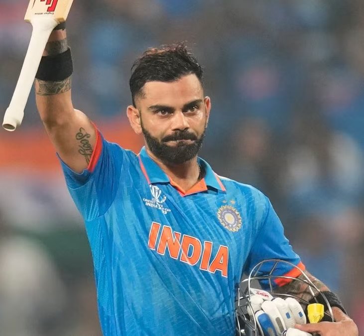 CricketBuzz299's tweet photo. Well played #TeamIndia 
Kohli deserved the hundred but it's still one of the best inning. 
#GOAT𓃵
#INDvsNZ 
#CricketWorldCup https://t.co/wKvuD8jXs2