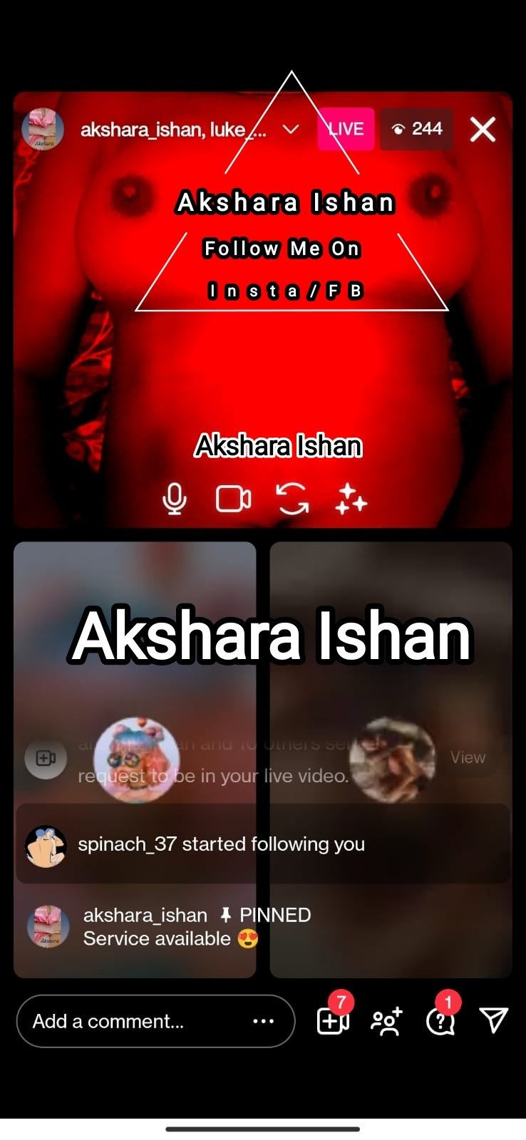 Akshara Ishan on X: Live Live Live... Nude Live @insta🙈 Cam Service  Available on FBInsta Message me on instafb repost retweet hot  nudelive live sexlive hot leakedvideos mallu t.coOvLTR9gqUp   X