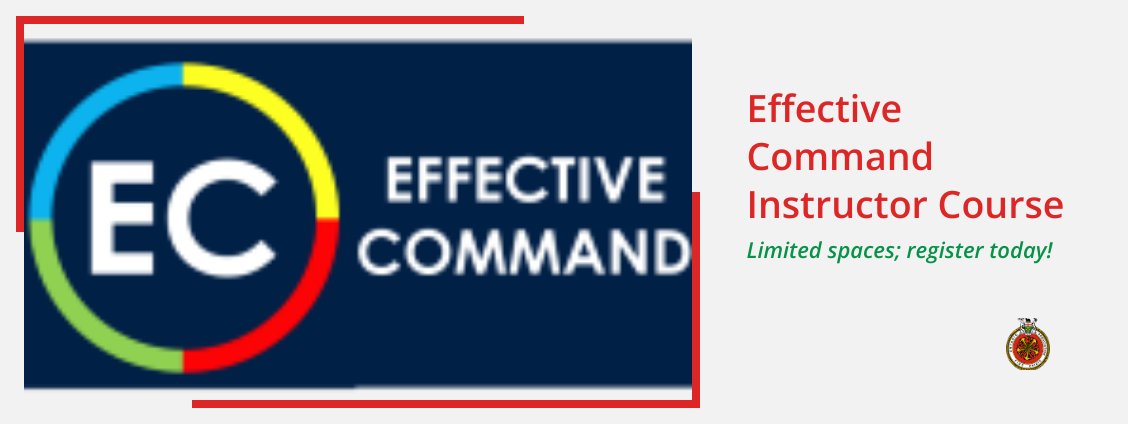 #DidYouKnow @EffectivCommand is now available in Canada... Here in #Ontario! Interested in the Instructor Course? Register today! #firesafety #lifesafety #publicsafety #fireservice @KLambAssociates | @klamb1801 oafc.on.ca/effective-comm…