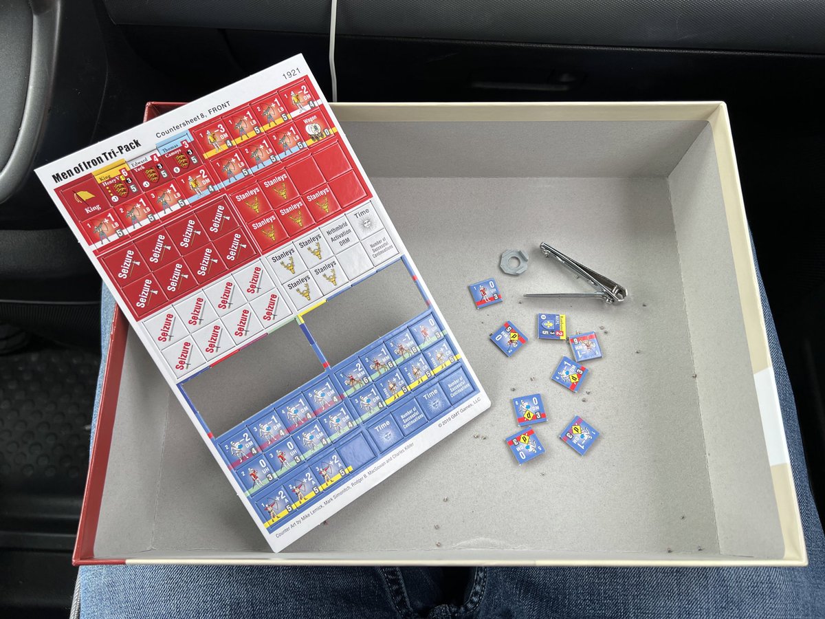 What do you do while waiting for your son to finish his orchestra rehearsal? <a href="/gmtgames/">GMT Games</a> #menofiron