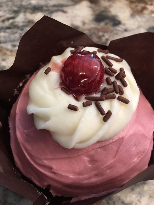 Lemon Raspberry Cupcake for BREAKFAST! 🧁✨ https://t.co/jk5otbrDLg