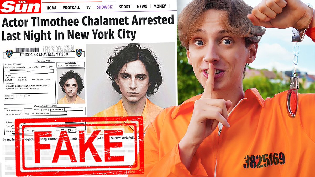 WE ARE BACK FOR THE 3rd and final video in the Fake rumours series!! I tried to spread a viral fake rumour in just 24 hours!! youtu.be/eah47_-C8ws?si…