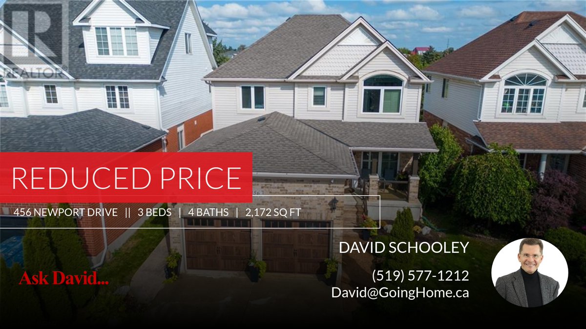 RemaxGoingHome's tweet photo. 🚨 Price Adjustment 🚨 This newly priced home won't last long so don't wait to set up a showing! Reach out here or at (519) 577-1212 for more information!!
Moving? Get it Right. #AskDavid #TheNegotiator #wrrealestate #onta... https://t.co/QeaxAkiL9K https://t.co/B7Wz0yPrmI
