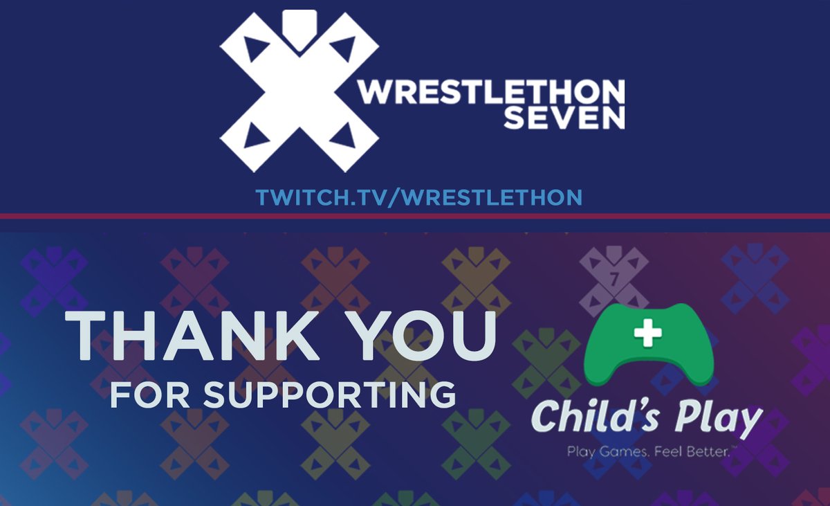 We sincerely appreciate all of you who were a part of #Wrestlethon7  <a href="/CPCharity/">Child's Play Charity</a>