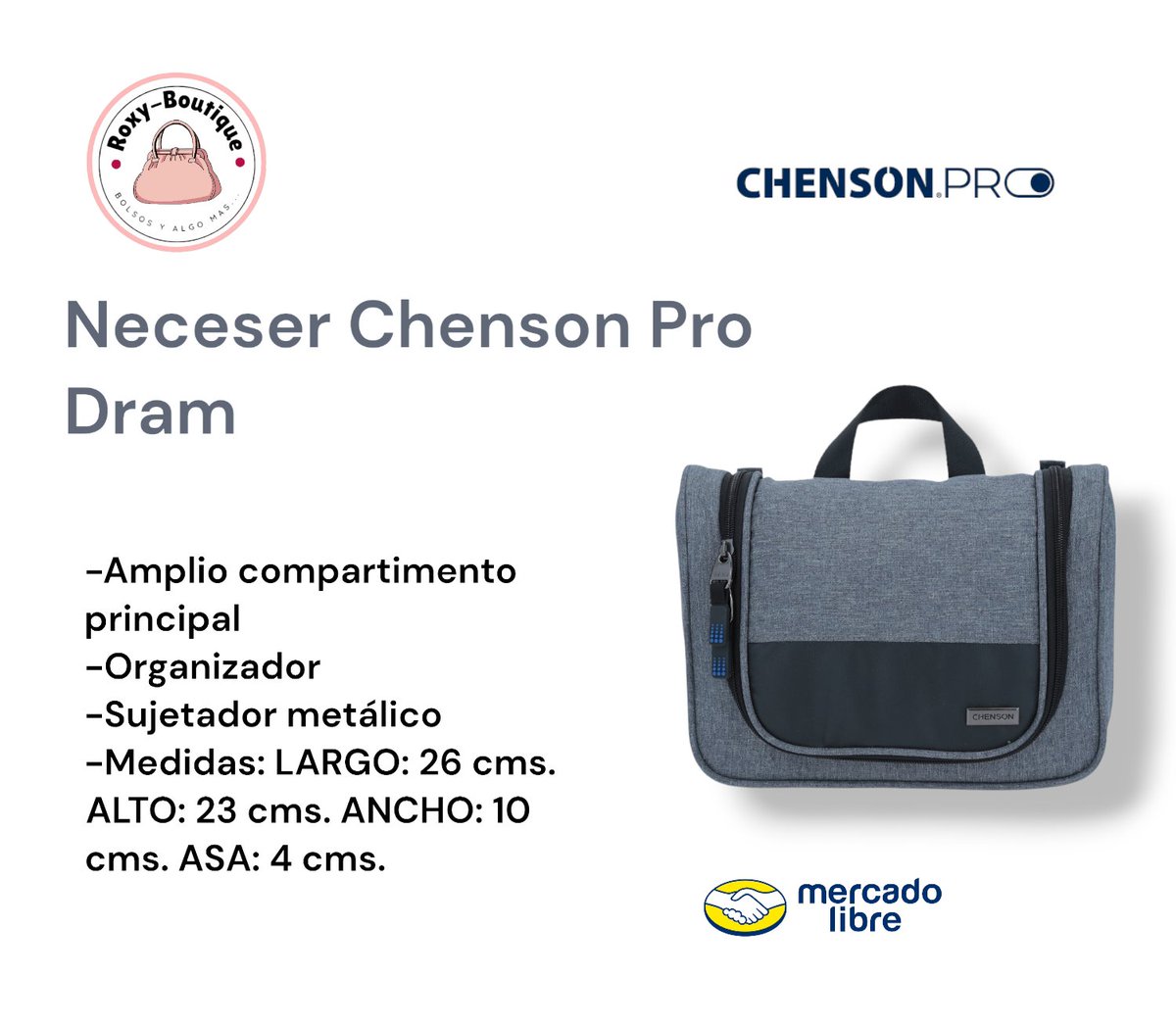 roxyBoutique84's tweet photo. Quieres transportar tus artículos principales con el #neceser #ChensonPRO 👜
Adquierelo aqui: https://t.co/VH6U7RMrAo
#ChensonPRO #neceser #neceseres #chenson #chensonbolsas #roxyboutique84 #organizador https://t.co/LqZaHse6HS